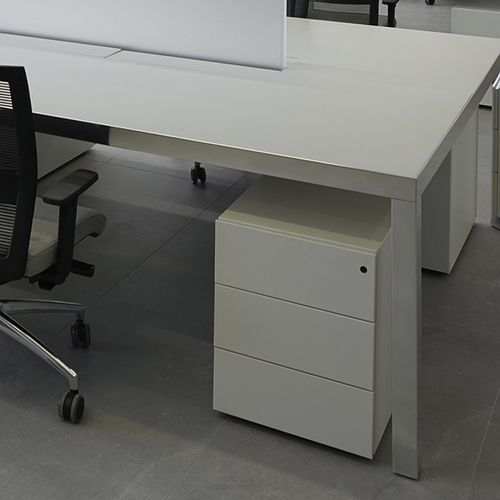 Caisson de bureau en métal - NEUTRA - UNIFOR - en tôle / époxy / à 1 tiroir