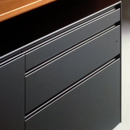 Caisson de bureau en métal - MOOD - UNIFOR - à 3 tiroirs / à 4 tiroirs / modulaire