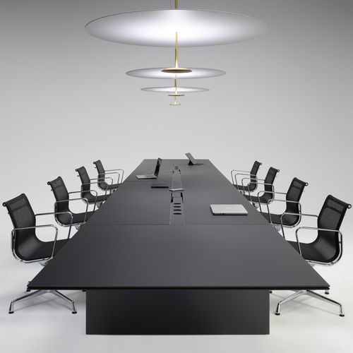 Table de conférence contemporaine - ELEMENT 03 - UNIFOR - en bois / avec piètement en bois / rectangulaire