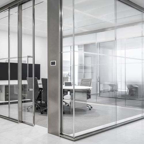 Cloison fixe - RP - UNIFOR - modulaire / vitrée / en aluminium