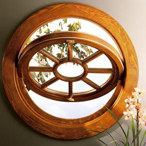 Fenêtre en bois - MARVIN - en aluminium / à pivot / à double vitrage