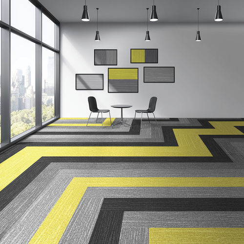 Moquette bouclée - JUNGLE - Balsan - structurée / en polyamide / pour le tertiaire