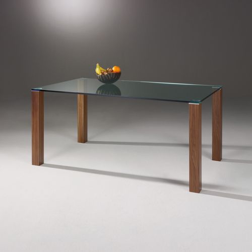 Table à manger contemporaine - REMUS - Dreieck GmbH - en bois / en verre / rectangulaire
