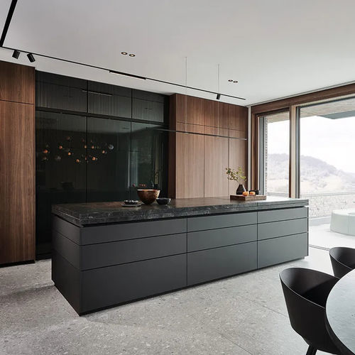 Armoire de rangement pour cuisine contemporain - Turn - eggersmann küchen GmbH & Co. KG - en verre