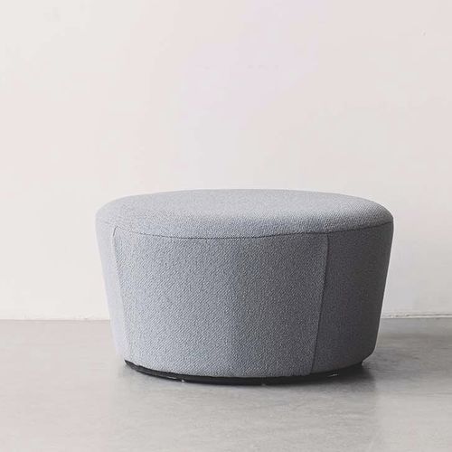 Pouf contemporain - Naïve  - EMKO - en tissu / en cuir / rond