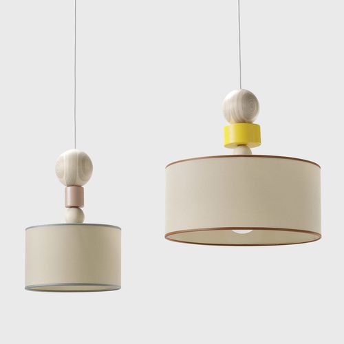 Suspension - Spiedino  - EMKO - en tissu / en frêne / contemporaine