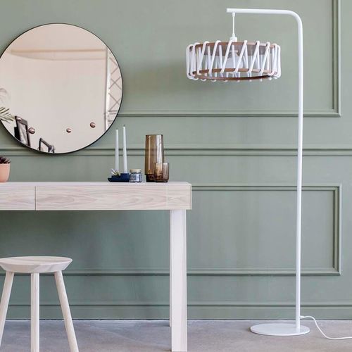 Lampe sur pied - MACARON - EMKO - en métal / en bois / en corde