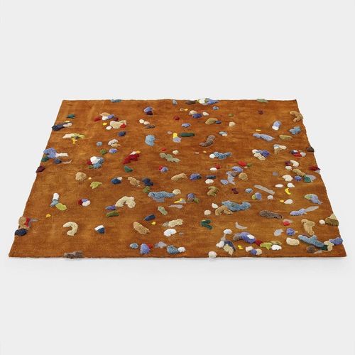 Tapis contemporain - Chaos  - EMKO - à motif / en lin / rectangulaire