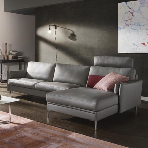 Canapé d'angle - CL 820 - Erpo Möbelwerk GmbH - contemporain / en tissu / en cuir