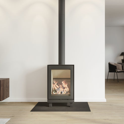 Poêle à bois - MAX H - Altech - 0 - 5 kW / 5 kW - 10 kW / sur pieds