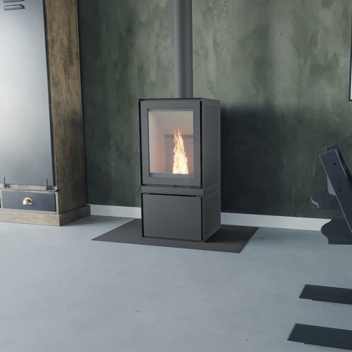 Poêle à granulés - MAX H - Altech - 0 - 5 kW / 5 kW - 10 kW / au sol