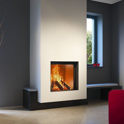 Cheminée à bois - KALFIRE W71/62F - Kalfire Fireplaces - encastrable / adossée / simple face