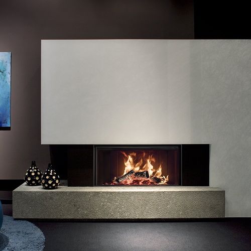 Cheminée à bois - KALFIRE W105/47F - Kalfire Fireplaces - encastrable / simple face / à foyer fermé