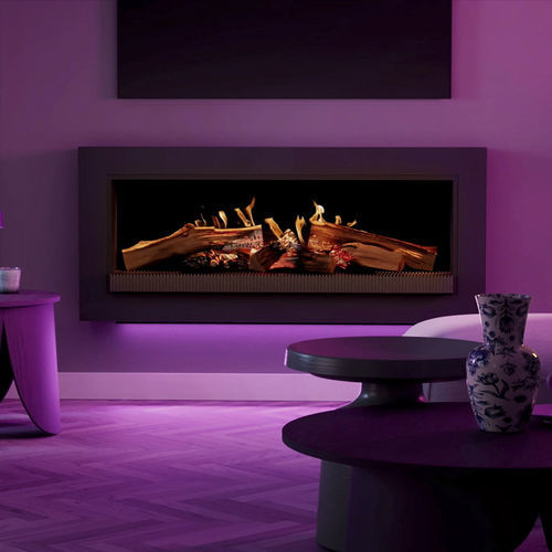 Cheminée électrique - E-55 - Kalfire Fireplaces - à encastrer / adossée / sans conduit
