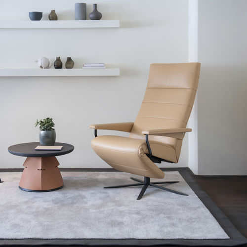 Fauteuil relax contemporain - Hardy - Frank Sitzmöbel GmbH - en cuir / en tissu / avec repose-pieds