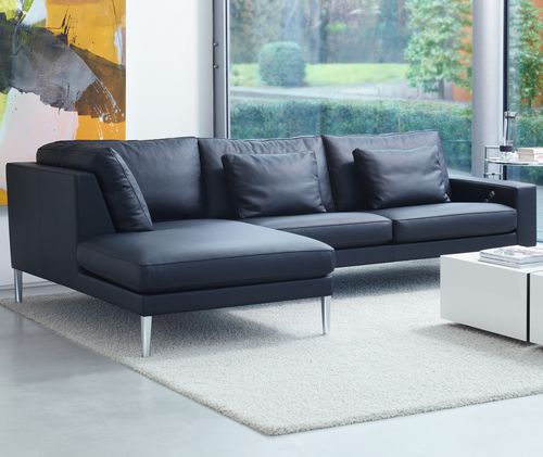Canapé modulable - Claro - Frank Sitzmöbel GmbH - contemporain / en tissu / en cuir