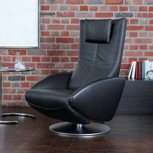 Fauteuil relax contemporain - Mate - Frank Sitzmöbel GmbH - en tissu / en cuir / avec repose-pieds