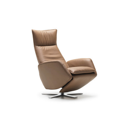 Fauteuil relax contemporain - Aik - Frank Sitzmöbel GmbH - en tissu / en cuir / avec repose-pieds