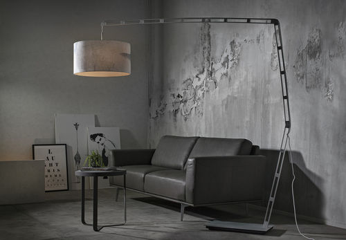 Lampe sur pied - CITY - Furninova AB - en aluminium / en tissu / contemporaine