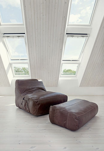 Chaise longue contemporaine - FROG - Furninova AB - en tissu / en cuir