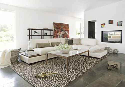 Canapé modulable - CARTAGO - Furninova AB - contemporain / en tissu / en cuir
