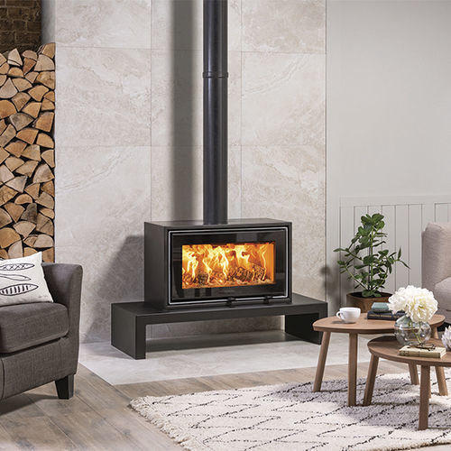 Poêle à bois - Studio Air 1 - STOVAX & GAZCO - 0 - 5 kW / 5 kW - 10 kW / sur pieds