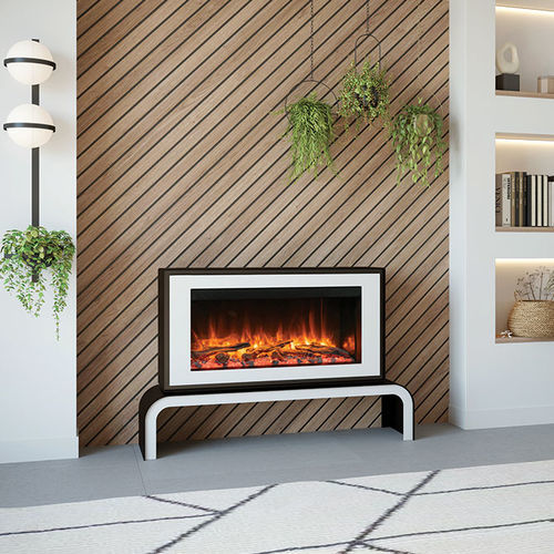 Poêle électrique - Liberty 85 - STOVAX & GAZCO - 0 - 5 kW / au sol / contemporain