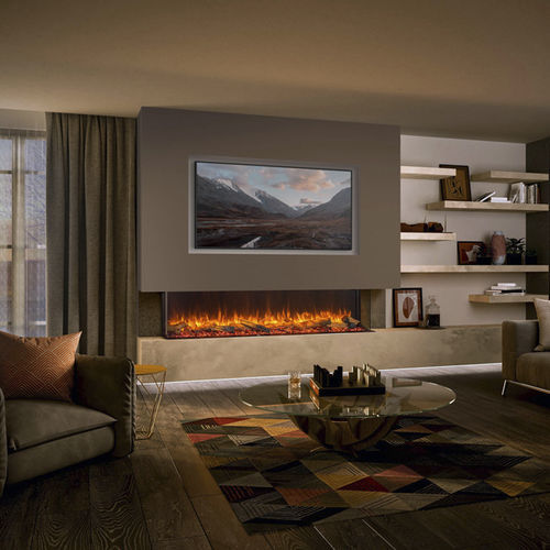 Insert de cheminée électrique - eReflex 195RW - STOVAX & GAZCO - contemporain / effet flamme / télécommandé