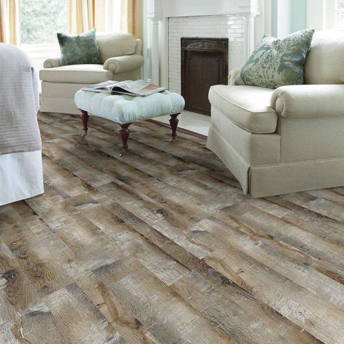 Sol stratifié en bois - MIXED WIDTH : MANOR RIDGE - Shaw floors - flottant / aspect bois / résidentiel