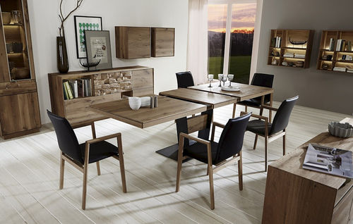 Table à manger contemporaine - BENT  - Hartmann Möbelwerke GmbH - en chêne / rectangulaire / résidentielle