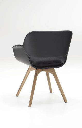 Chaise contemporaine - MAYA  - Hartmann Möbelwerke GmbH - d'intérieur / en chêne / en cuir