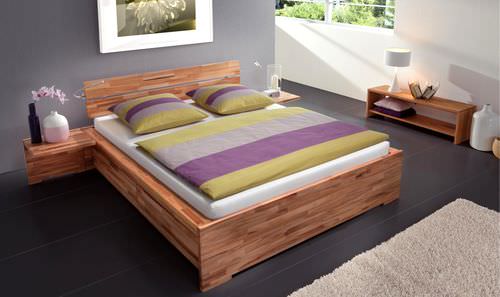 Lit double - ETTIMO - Hasena AG - contemporain / en hêtre / en bois huilé