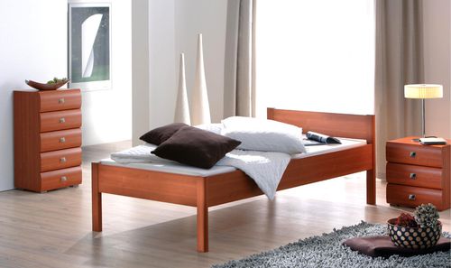 Lit simple - LYS - Hasena AG - contemporain / en cerisier / 90x200 cm