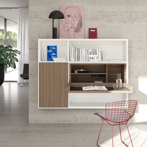 Buffet mural - VITA - Kettnaker GmbH & Co. KG Möbel-Manufaktur - contemporain / en bois laqué / avec étagère