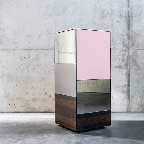 Chiffonnier contemporain - SOMA - Kettnaker GmbH & Co. KG Möbel-Manufaktur - en bois laqué / en verre / blanc