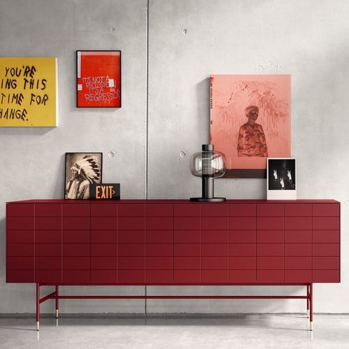 Buffet sur pieds hauts - SOMA - Kettnaker GmbH & Co. KG Möbel-Manufaktur - contemporain / en bois laqué / en métal