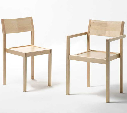 Chaise design scandinave - VAKO - Mobel - d'intérieur / en bois / avec piètement en bois