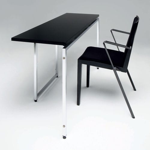 Table de travail contemporaine - NIPPU - Mobel - en stratifié / en contreplaqué / avec piètement en métal