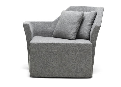 Fauteuil contemporain - COLLAR - Ire Möbel AB - en textile / lit