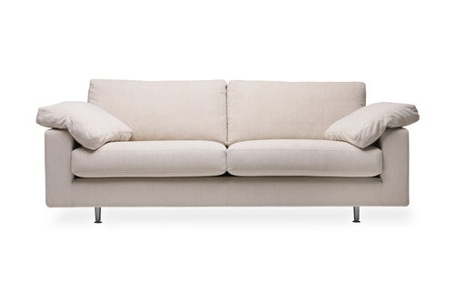 Canapé contemporain - BASIC - Ire Möbel AB - en tissu / beige / 2 places