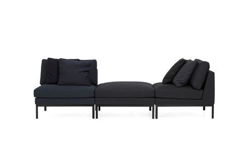 Canapé modulable - JOIN - Ire Möbel AB - contemporain / en tissu / noir