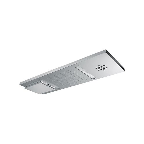 Pommeau de douche encastrable au plafond - 55609 - F.lli Frattini - rectangulaire / pluie / cascade