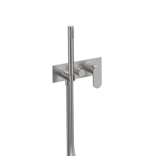 Mitigeur pour douche - 79529V2 - F.lli Frattini - encastrable / en acier inoxydable / 2 voies