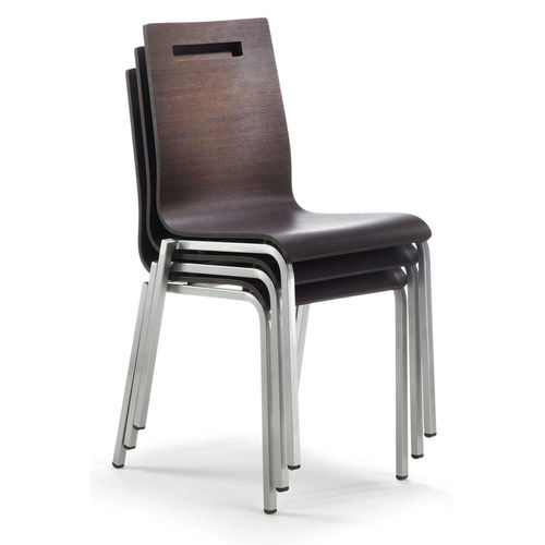 Chaise contemporaine - LIFE: 2119 - Mayer Sitzmöbel GmbH & Co. KG - en bois / empilable / résidentielle