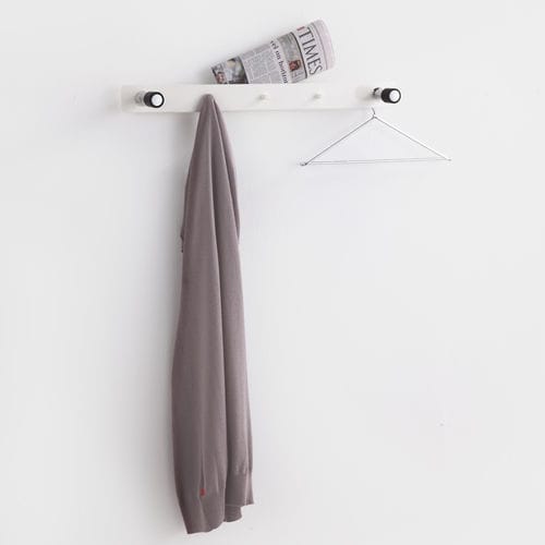 Porte-manteau mural - TWIN - MOX AG - contemporain / en tôle d'acier / en métal chromé