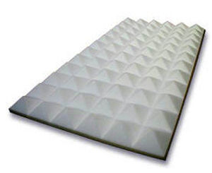 Panneau d'absorption acoustique mural - KEOPS - Akustar - en mousse / pyramidal / professionnel