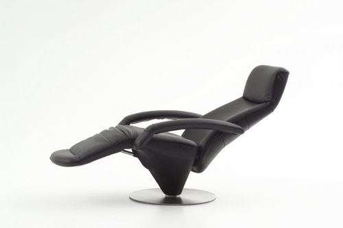 Fauteuil contemporain - BETA - Nielaus Møbler ApS - en cuir / inclinable / avec repose-tête