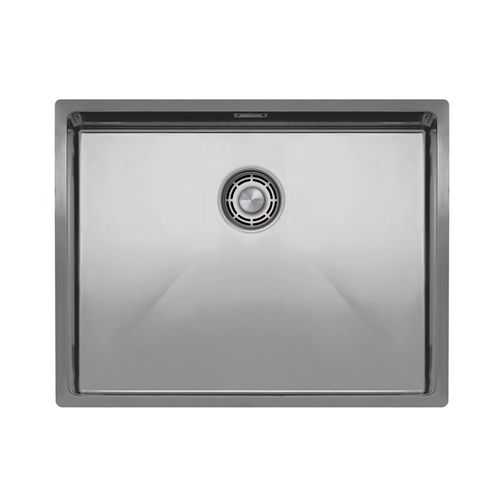Évier 1 bac - CU-550 - nivito - sans égouttoir / en inox brossé / encastrable