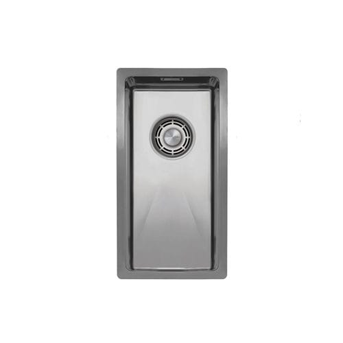 Évier 1 bac - CU-180 - nivito - sans égouttoir / en inox brossé / encastrable