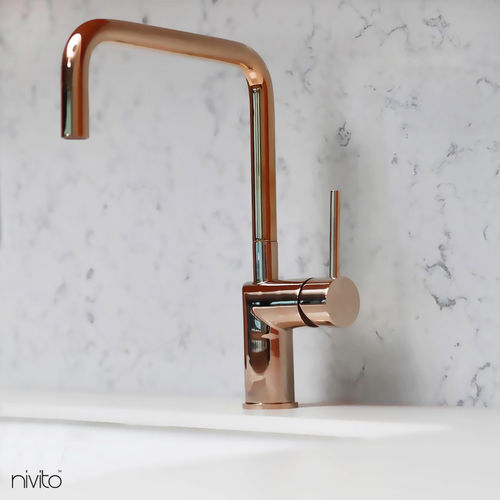 Mitigeur à poser - RH-370 - nivito - en acier inoxydable / en cuivre / de cuisine